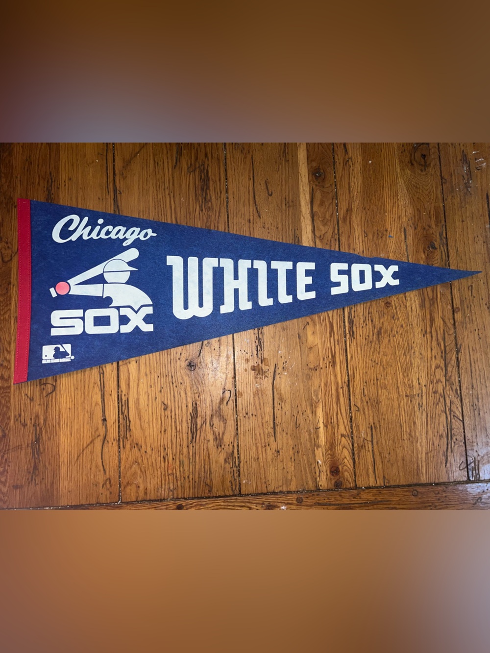 Chicago White Sox Vintage Felt Pennant - Navy & White 12” x 30”